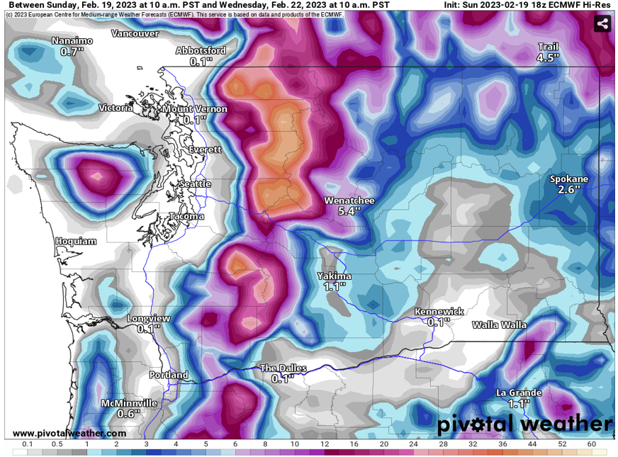 Winter Weather Isn't Leaving the Snoqualmie Valley Anytime Soon